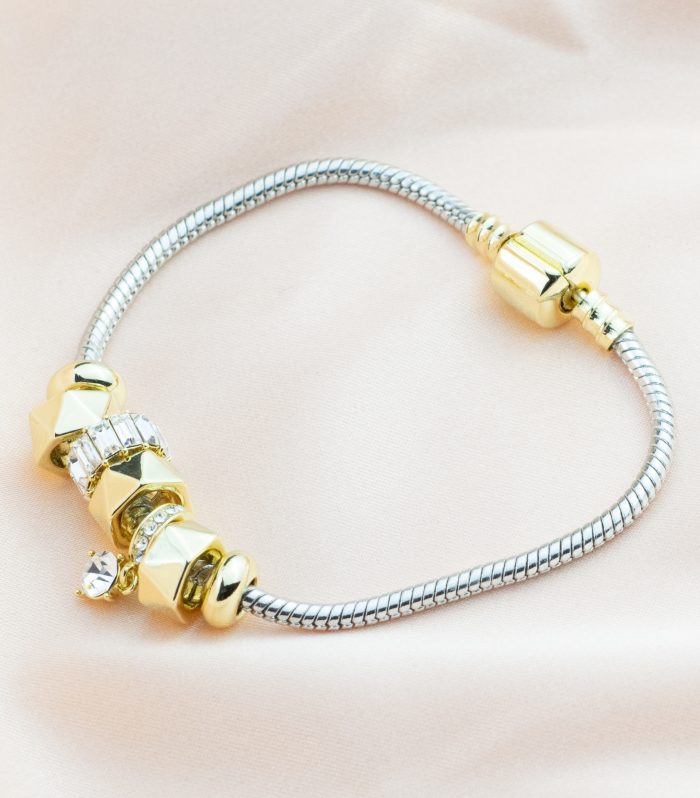 Tek Taşlı Charm Bileklik