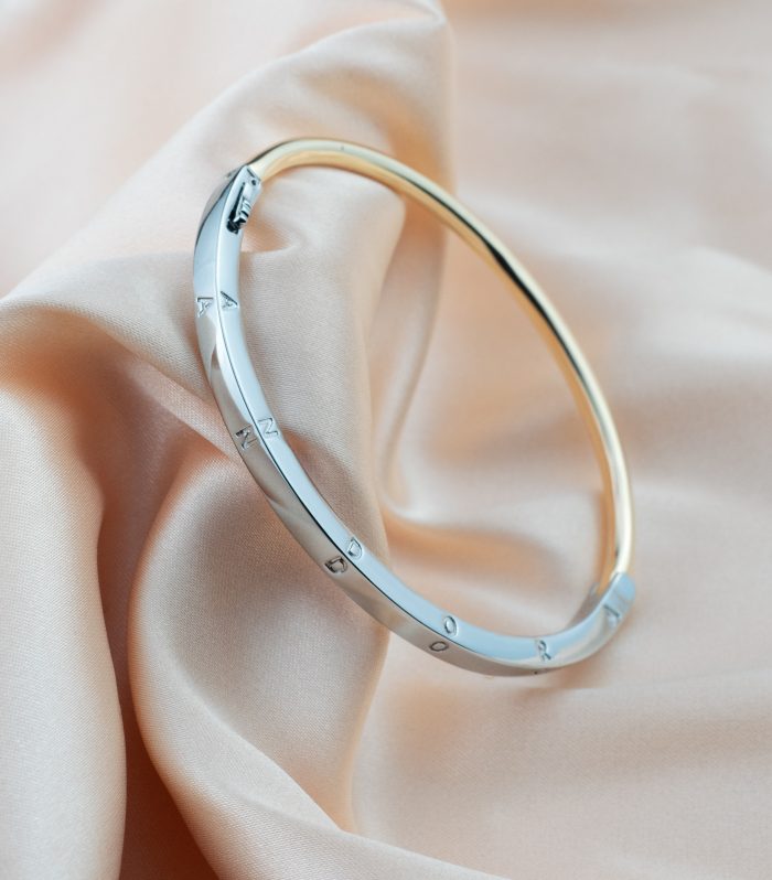 Gold / Gümüş Renk Pandora Model Kelepçe
